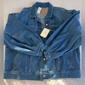 NWT Gap x DÔEN Oversized Icon Denim Jacket - size L